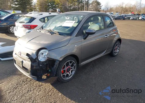 2012 Fiat 500 Sport from USA, damaged, VIN 3C3CFFBRXCT128607